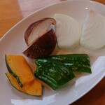 天野ファミリーファーム - 焼き野菜セット　450円