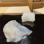 日本橋蛎殻町 すぎた - アオリイカとマコガレイ