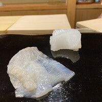 日本橋蛎殻町 すぎた - アオリイカとマコガレイ