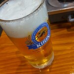 柿島屋 - 生ビール