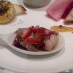 H25.03　前菜盛合せ【ヤリイカのマリネ】