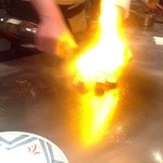 ステーキ屋 甚 - H25.03　牛フィレ【ファイヤー】連写①