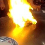 ステーキ屋 甚 - H25.03　牛フィレ【ファイヤー】連写②