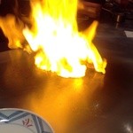 ステーキ屋 甚 - H25.03　牛フィレ【ファイヤー】連写③