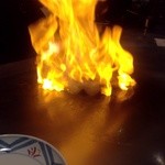 ステーキ屋 甚 - H25.03　牛フィレ【ファイヤー】連写④