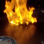 ステーキ屋 甚 - H25.03　牛フィレ【ファイヤー】連写⑤