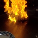 ステーキ屋 甚 - H25.03　牛フィレ【ファイヤー】連写⑥