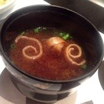 ステーキ屋 甚 - H25.03　赤出汁