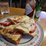 ヴァンヴェール珈琲 - ピザトースト(550円)