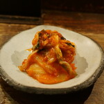 日南 - おじやに付いてくるキムチ