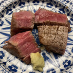 今 - いつもの丹波牛ヘレ