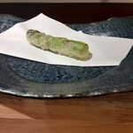 てんぷら 拓 - アスパラ穂先