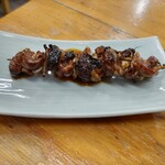 川栄 - うなぎ肝串。