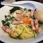 塩そば専門店 桑ばら - 冷やしカルボ