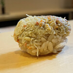 鮨駒 - 蟹おはぎ(ズワイ、栗、毛蟹MIX)