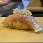 鮨駒 - 地物甘鯛漬け鱗揚げ