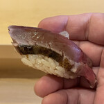 鮨駒 - 追加で気仙沼産鰹藁焼き