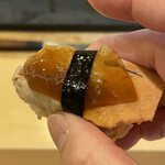 鮨駒 - あん肝奈良漬