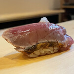 鮨駒 - 追加で気仙沼産鰹藁焼き