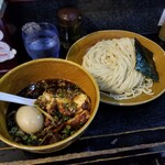 塩そば専門店 桑ばら - 鶏モモ出汁のつけそば