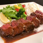 Beef skirt tagliata