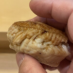 鮨駒 - 黒穴子笹蒸し