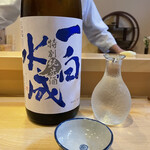鮨駒 - 一白水成/特別純米酒/五城目町/福禄寿酒造