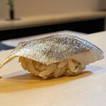 鮨駒 - 地物カマス酢〆