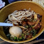 塩そば専門店 桑ばら - 鶏モモ出汁のつけそば