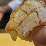 鮨駒 - 追加で地物ガサ海老一夜干し