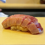 鮨駒 - 塩釜産本鮪漬中トロ