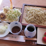 そば 蕎心庵 - 『 天せいろ蕎麦 』