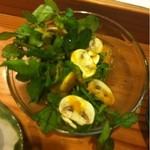 かつきり - クレソンマッシュルームサラダ