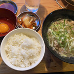 焼肉食堂 太陽 - 肉吸い定食　880円