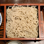 あさひ本店 - きのこ汁せいろそば ¥1,030 の麺