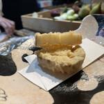 天婦羅 國久 - 蓮根