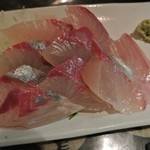 寿浬庵 - しまあじの刺身（600円）
