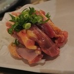 寿浬庵 - 薩摩地鶏の刺身（500円）