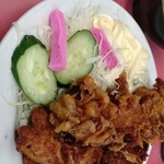 一楽ラーメン - あれ？角度が…(^_^;)