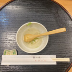 鮨乃家かわごえ - 鱧のたまご出汁