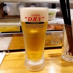 すしと純米 - ビール 390円