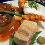 粟田口 - 201303　粟田口　本日の日替（900円）南蛮・ハンバーグ・豚バラ