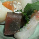 粟田口 - 201303　粟田口　本日の日替（900円）刺身　裏