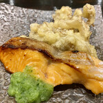 食堂こなん - 焼物 サーモン幽庵焼き