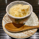 食堂こなん - 甘味 酒粕アイスクリーム 牛乳ムース