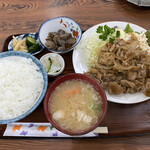 Maru Hachi Shiyoku Dou - 焼肉定食(ご飯普通盛り)