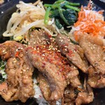 焼肉食堂 太陽 - カルビ丼アップ