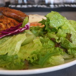 Farmer's Chicken - 水菜とレタスミックスのサラダ