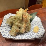 おや鶏・串焼きとレモンサワー なると - チクワの磯辺揚げ