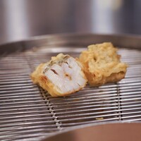 てんぷら 山の上 Roppongi 東京ミッドタウン店 - あいなめ